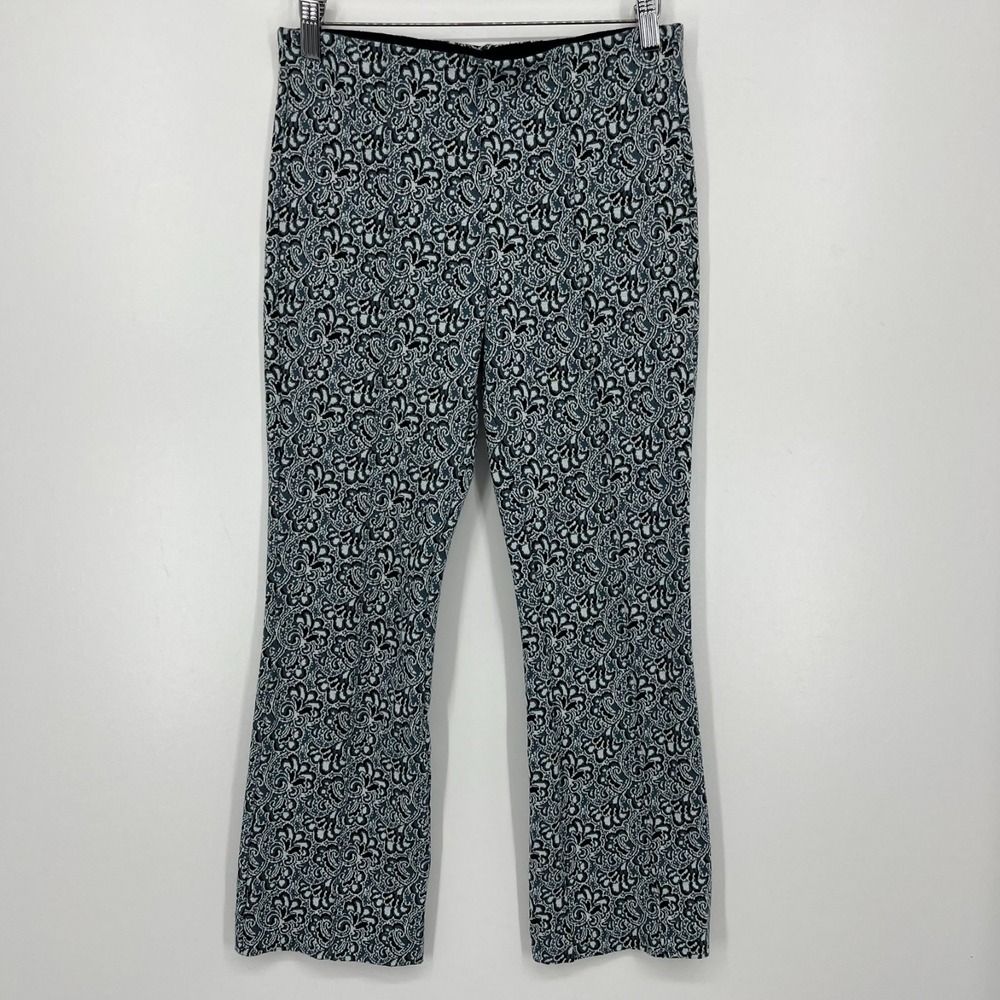 Maeve Pants Women's Size XS Blue Floral Print The Margot Anthropologie